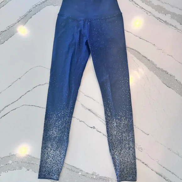 Beyond Yoga Blue Glitter Leggings - Picture 6 of 11